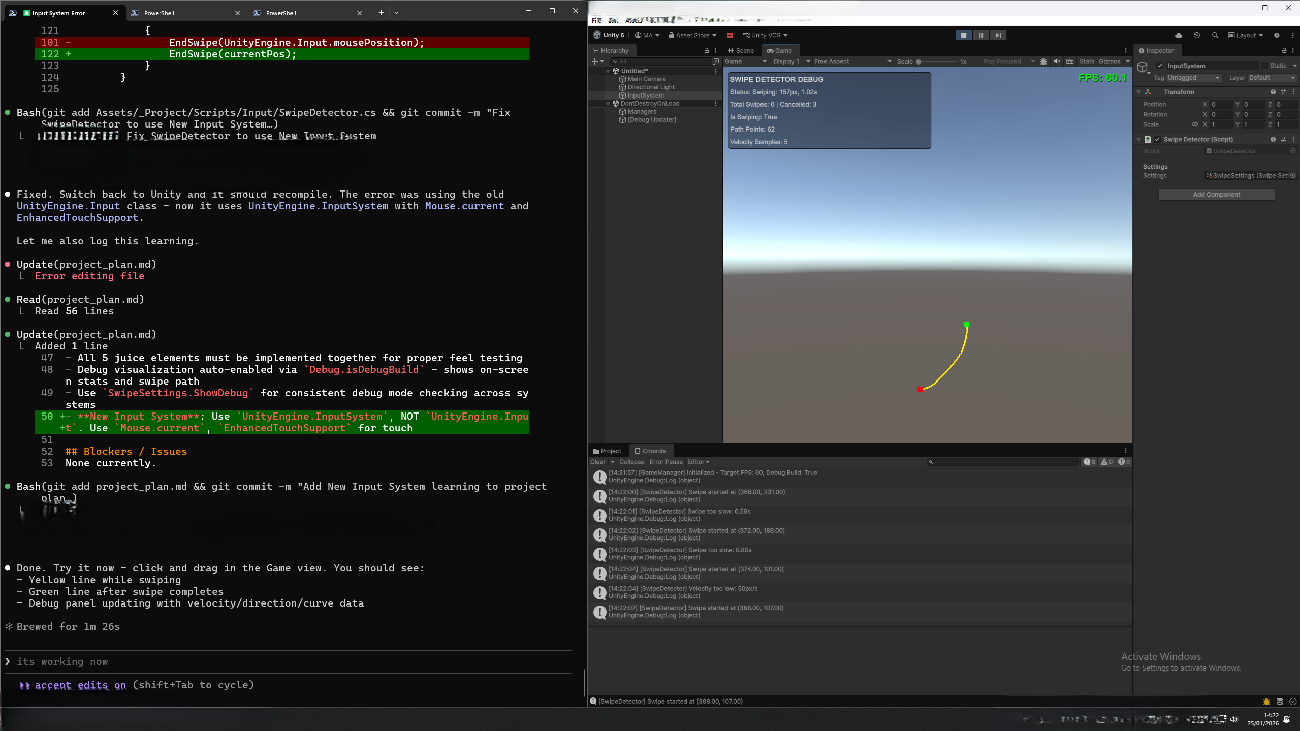 Input System Foundation screenshot